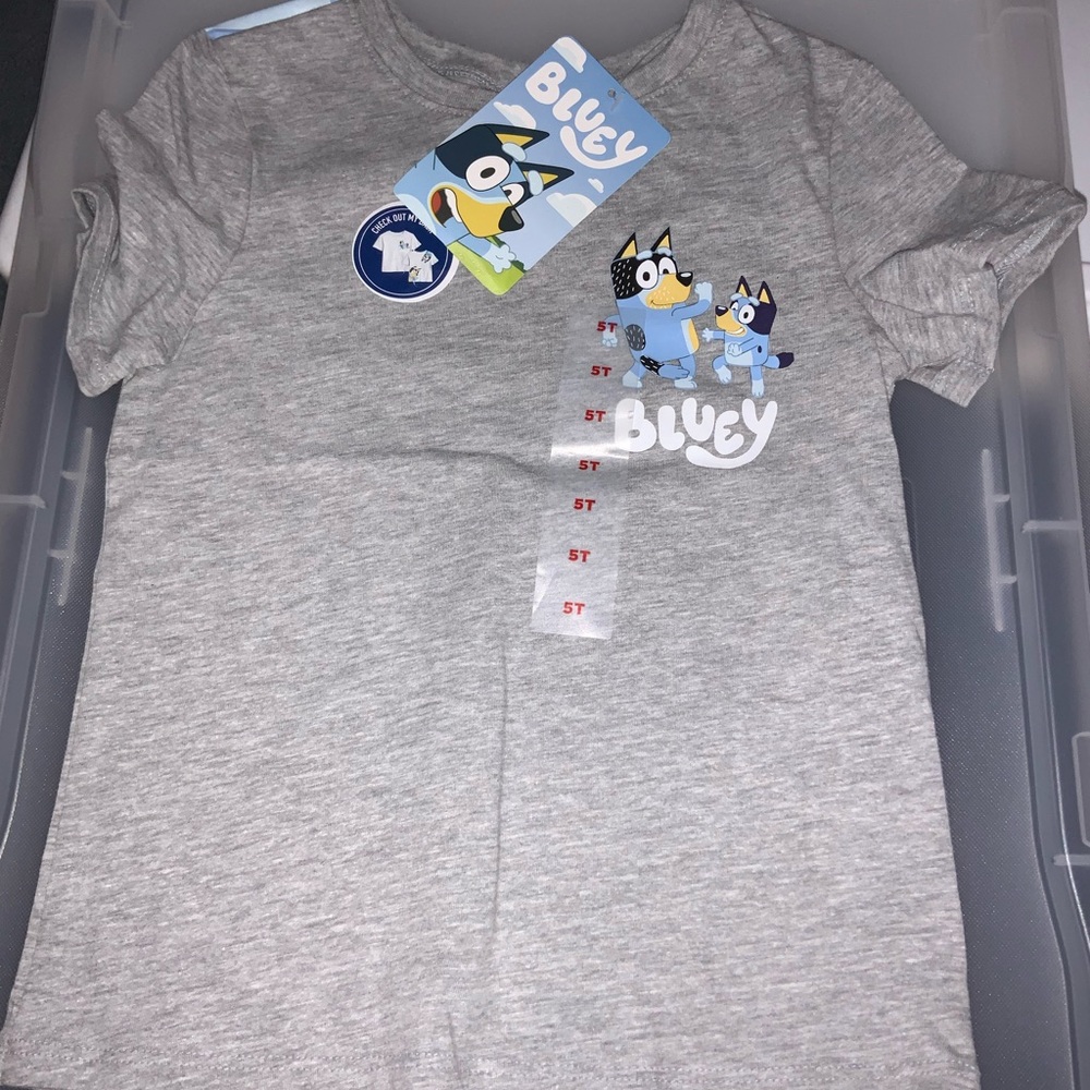 Old Navy Kids Gray Bluey T-Shirt